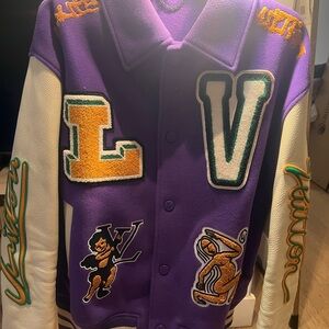 Louis Vuitton Purple Satin Jacket